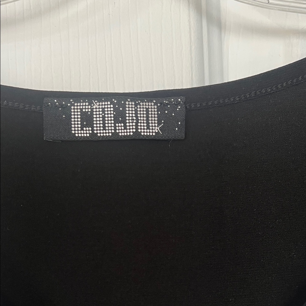 Sold - Elegant Silver and Black Women's Blouse - Picture 3 of 5